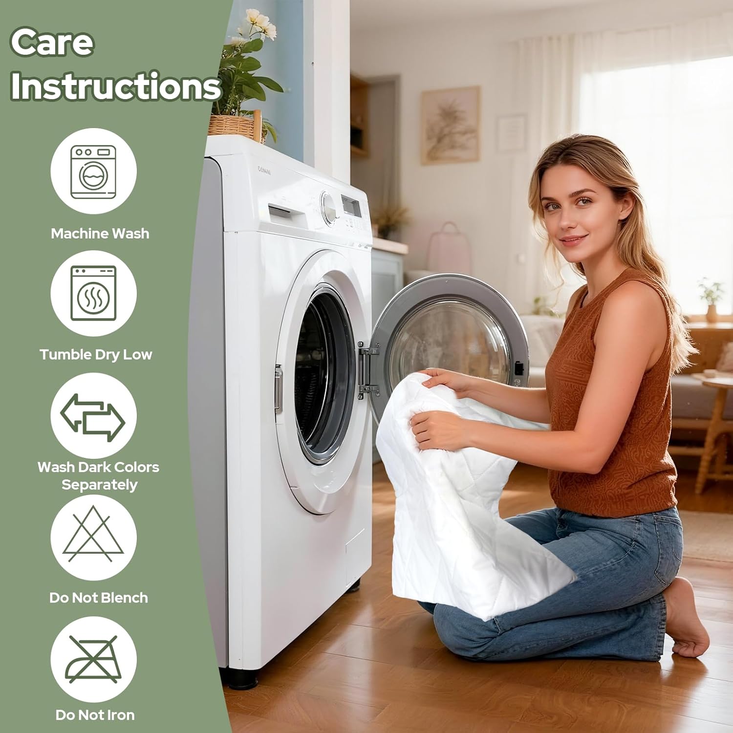 CoolShields Waterproof Pillow Protector, King Pillow Cases | Soft lyocell-blend doubles as a pillow cover, with a waterproof polyurethane layer and sturdy zipper for protection.