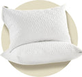 CoolShields Waterproof Pillow Protector, King Pillow Cases | Soft lyocell-blend doubles as a pillow cover, with a waterproof polyurethane layer and sturdy zipper for protection.