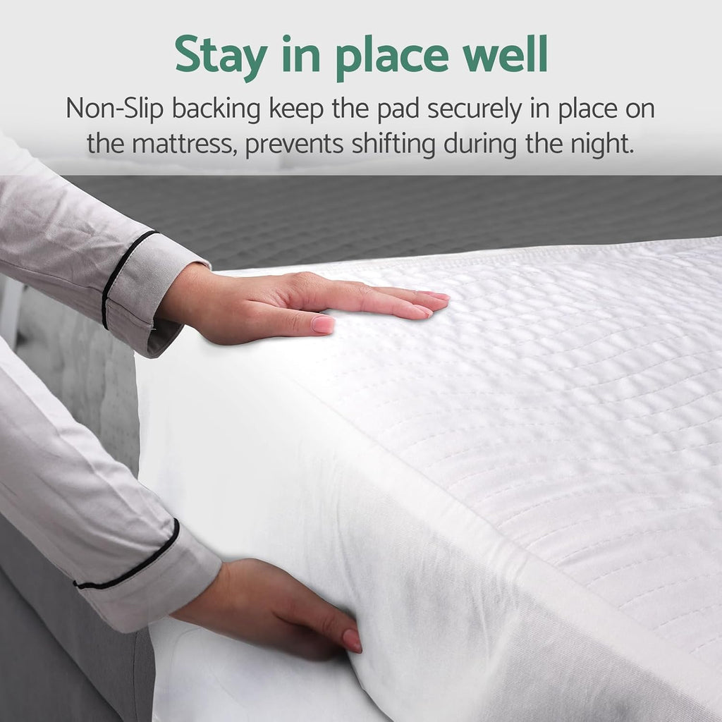CoolShields Waterproof Bed Pads Incontinence Washable Reusable Mattress Protector Bedwetting Pad for Adults, Elderly, and Pets