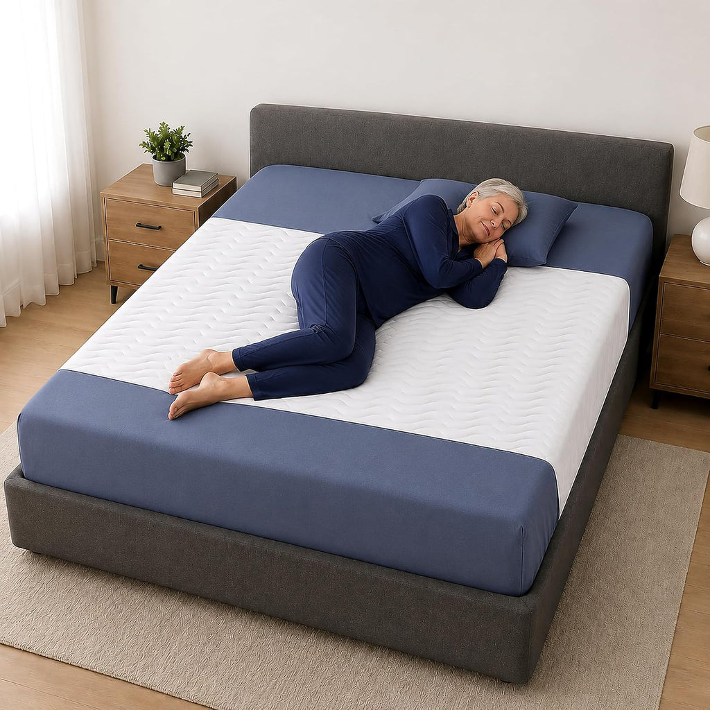 CoolShields Waterproof Bed Pads Incontinence Washable Reusable Mattress Protector Bedwetting Pad for Adults, Elderly, and Pets