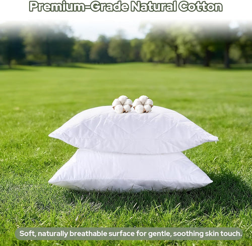 CoolShields Waterproof Pillow Protector, King Pillow Cases | Soft lyocell-blend doubles as a pillow cover, with a waterproof polyurethane layer and sturdy zipper for protection.