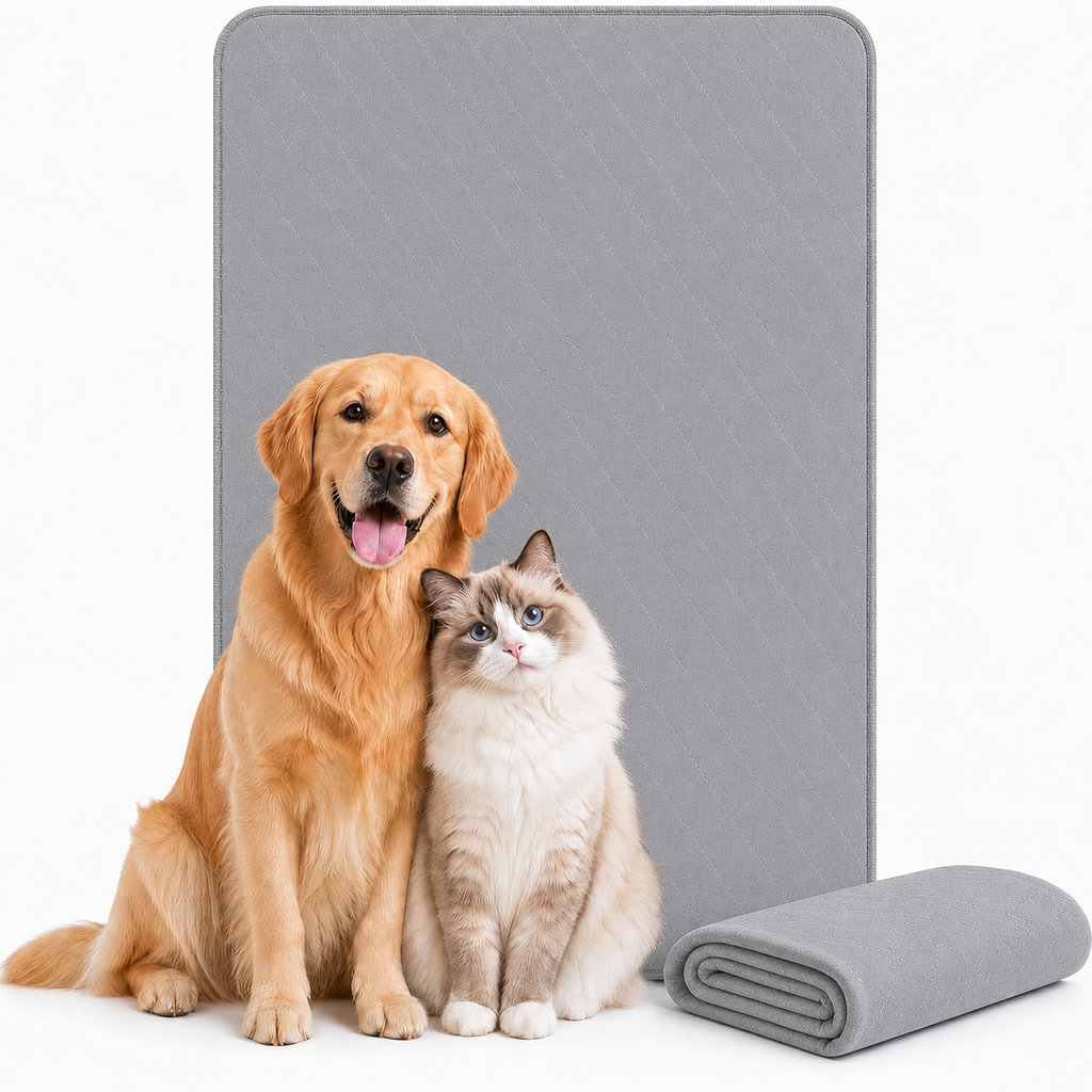 CoolShields Washable Pee Pads for Dogs, Ultra-Absorbent Reusable Waterproof Puppy Pad for Crates, Playpens, Carpets, and Floors—Ideal for Dogs, Cats, and Small Pets